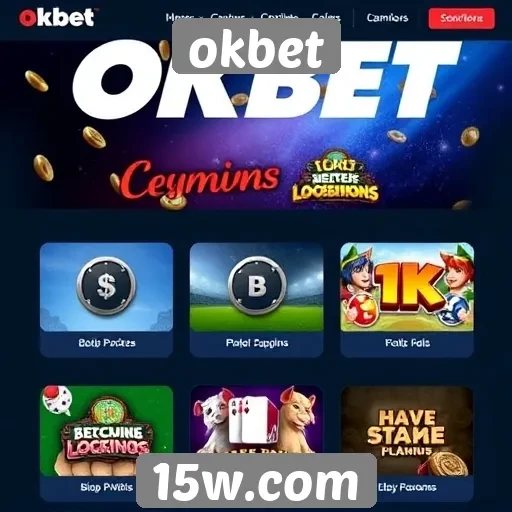 Principais recursos do site de jogos okbet